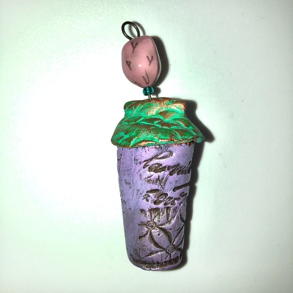 HANDMADE OWL ORNAMENT Bird Feeder Nest Handmade Modeling Clay Fimo Garden Decor - Picture 4 of 9